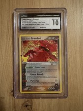 Pokémon Celebrations–Team Magmas Groudon–CGC GEM MINT 10–Classic Collection Holo