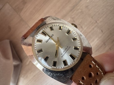 Vintage ANKRA 17 Jewels Shockproof   Klassische Retro (defekt)
