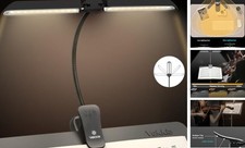 64 Led Rechargeable Music Stand Light - Folding Clip On Piano Lamp, 5.0