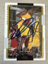 2001 Upper Deck MVP Eddy Curry Signed Autographed Rookie Card Chicago Bulls