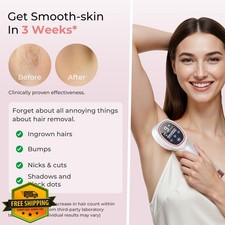 Ubroo IPL Laser Hair Removal 41F Ice Cooling Painless Face Body Bikini