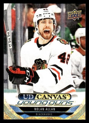 Nolan Allan 2024-25 Upper Deck UD Canvas #C211 Chicago Blackhawks ESE