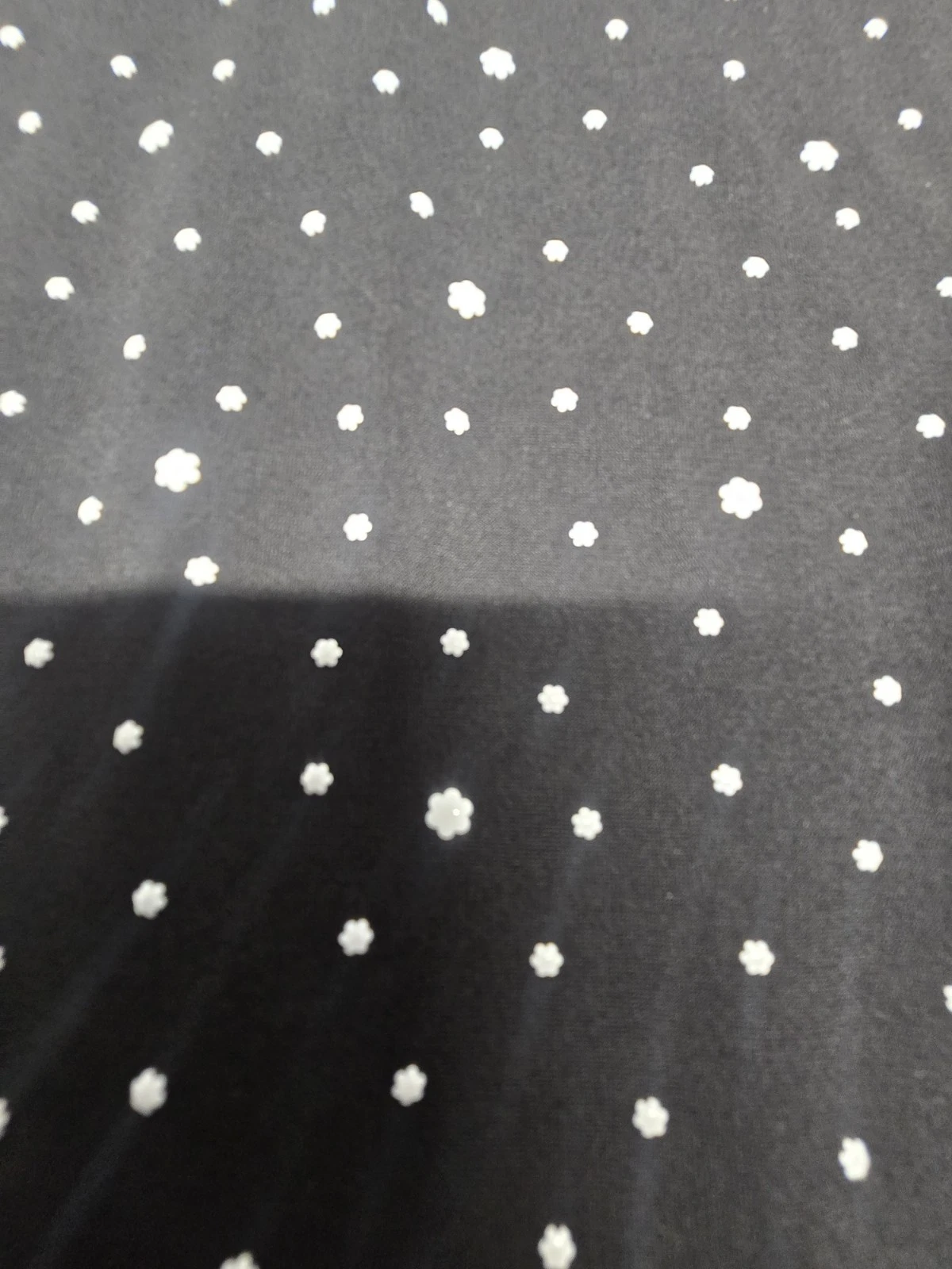 Michael Michael Kors abito donna floreale mini balza nero bianco blu taglia XS