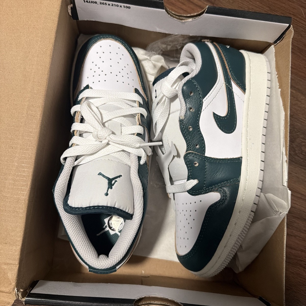 Nike Air Jordan 1 Low SE GS Oxidized Green/White FQ8041-300 Men