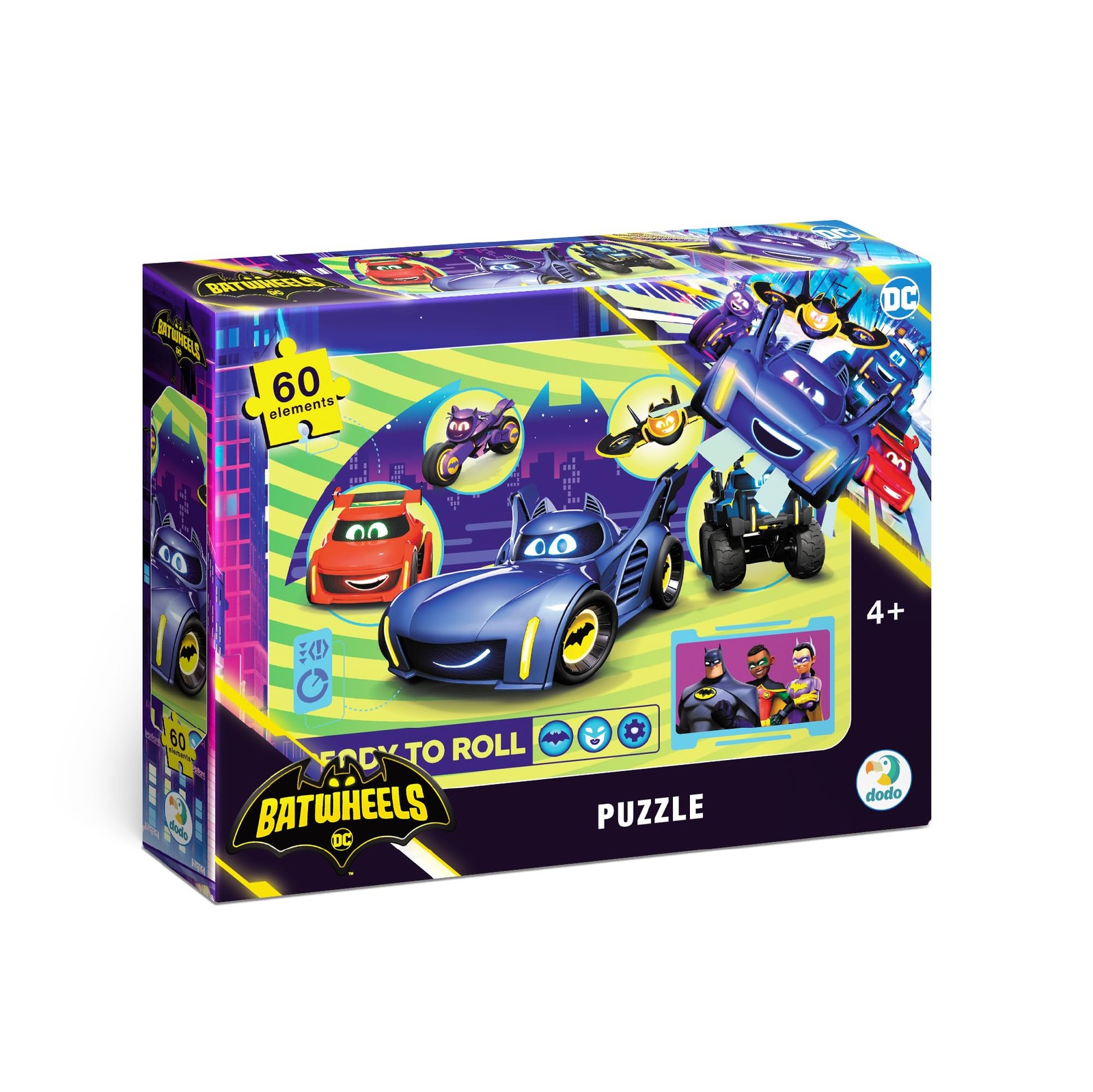 Dodo Product Batwheels Jigsaw Puzzle 60 Pieces Ages 4 Just Want to Have Fun 2090₽