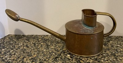 Vintage Haws ? Copper Watering Can Made in England Birmingham Label READ