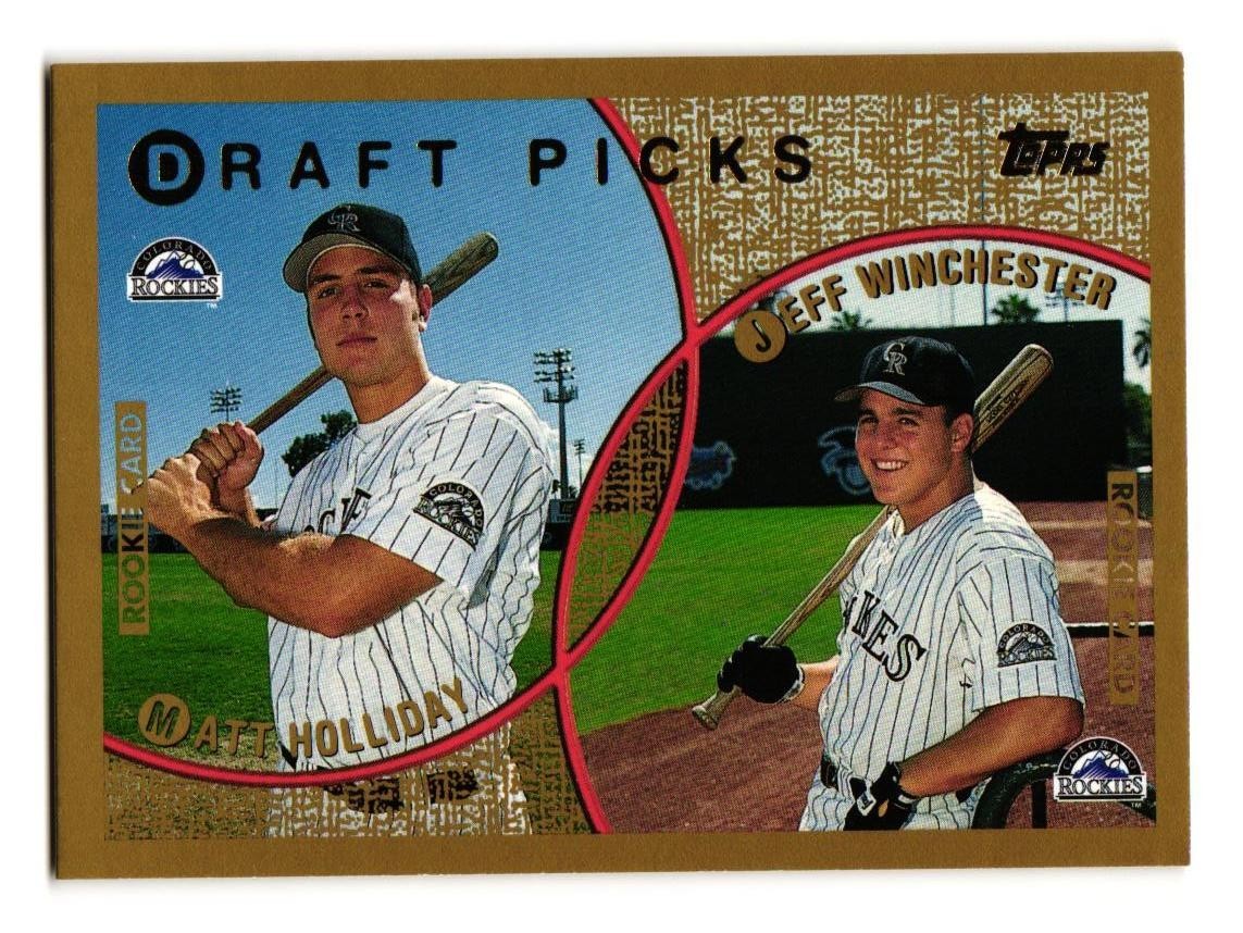 1999 Topps #442 Matt Holliday Jeff Winchester Colorado Rockies Baseball Card