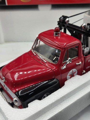 1953 Ford F-100 Tow Truck Red 2000 Hasbro Tonka Texaco Coin Bank Limited Edition - Picture 4 of 17