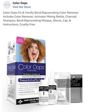 Color Oops Fix and Fortify Hair Color Remover, Bleach-Free Bond Rejuvenating Dye