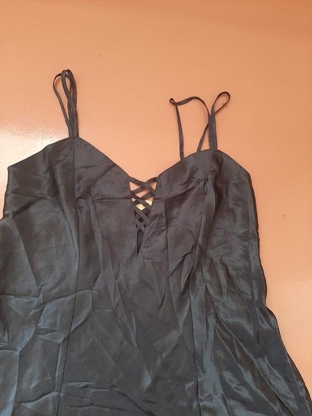 Women & Other Stories Nightgown Navy Satin 42