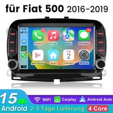 Für Fiat 500 2016-2019 7" Autoradio Apple Carplay Android 15 GPS Navi WiFi DAB+