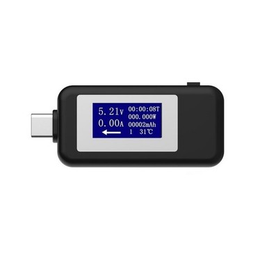 Digital USB C Tester Voltage Current Power Meter for USB C Compatible Devices