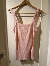 Free People Intimately Pink Cotton Shortie Nightgown Size S