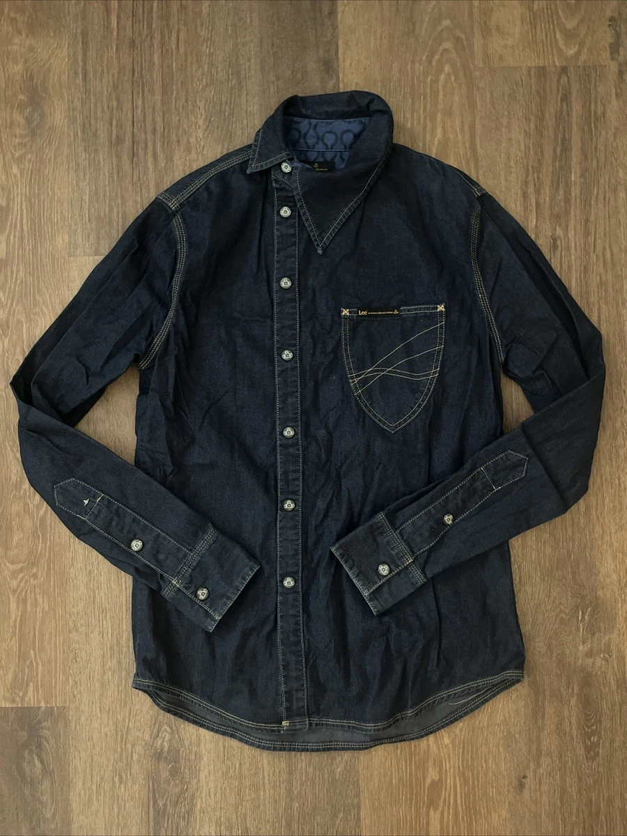 Vivienne Westwood Denim Casual Button-Down Shirts for Men for sale