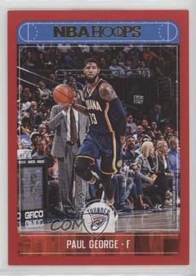 2017-18 Panini NBA Hoops Red 47/49 Paul George #149 0x5i