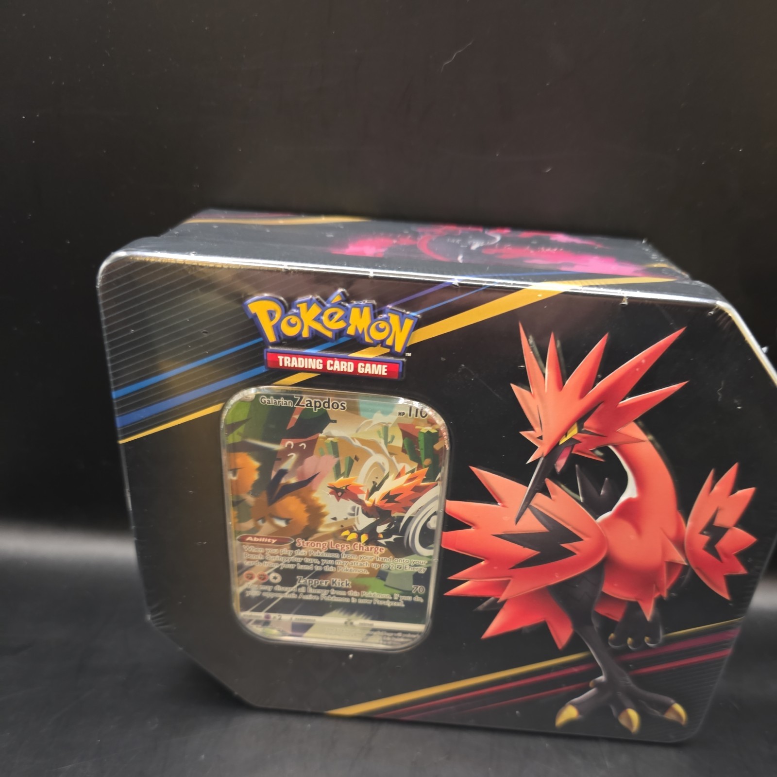 Pokemon TCG: Crown Zenith Galarian Tin - Zapdos 