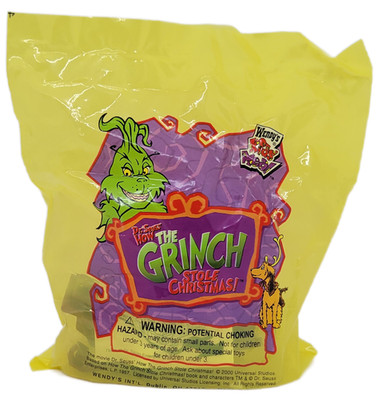 Wendy's 2000 Dr. Seuss  How the Grinch Stole Christmas Light Up Grinch Sleigh