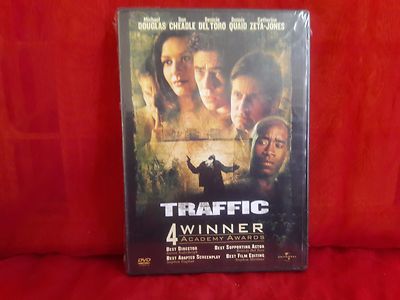 TRAFFIC (DVD, NEW, MICHAEL DOUGLAS, DON CHEADLE, BENICIO DEL TORO)