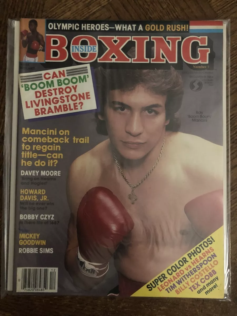 🥊Vintage Boxing 1984 Inside Boxing Magazine Ray Mancini “boom