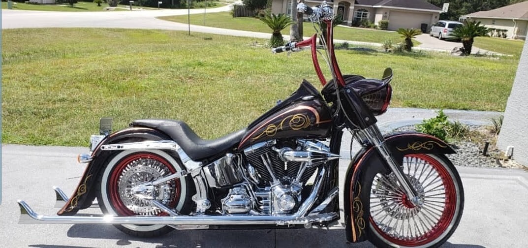 Harley Davidson Cholo Vicla 23" Fl Front & 6" Stretched Rear Fender eBay