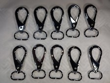METAL LANYARD HOOK SWIVEL SNAP FOR PARACORD LOBSTER CLASP, WITH SPLIT RING