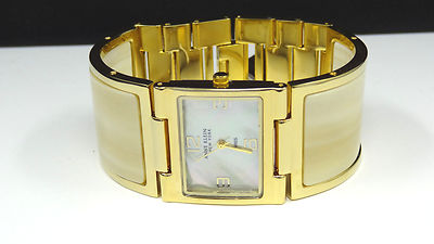 Anne Klein 12/2030IMHN Gold-Tone Mother of Pearl Sea Shell  display picture 2