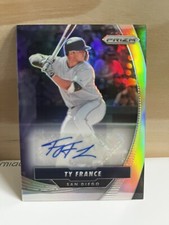 2020 Panini Prizm Ty France Game Ball Graph Auto PRIZM/SILVER #GBG-TF