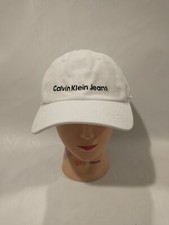 Calvin Klein Jeans Adults White Adjustable Baseball Hat Urban Outfitters OS