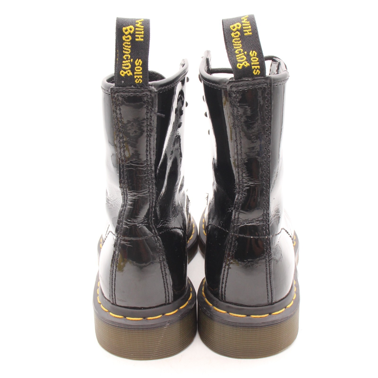 Doc Dr Martens 1460 W Women's Size 7 Black Patent Leather Combat Boots thumbnail 5