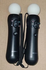 2 x Sony PlayStation Move Motion Controller (CECH-ZCM1U) PS3 PS4 VR