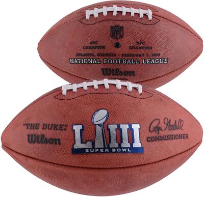Super Bowl LIII Wilson Official Game Football Fanatics Authentic Certified