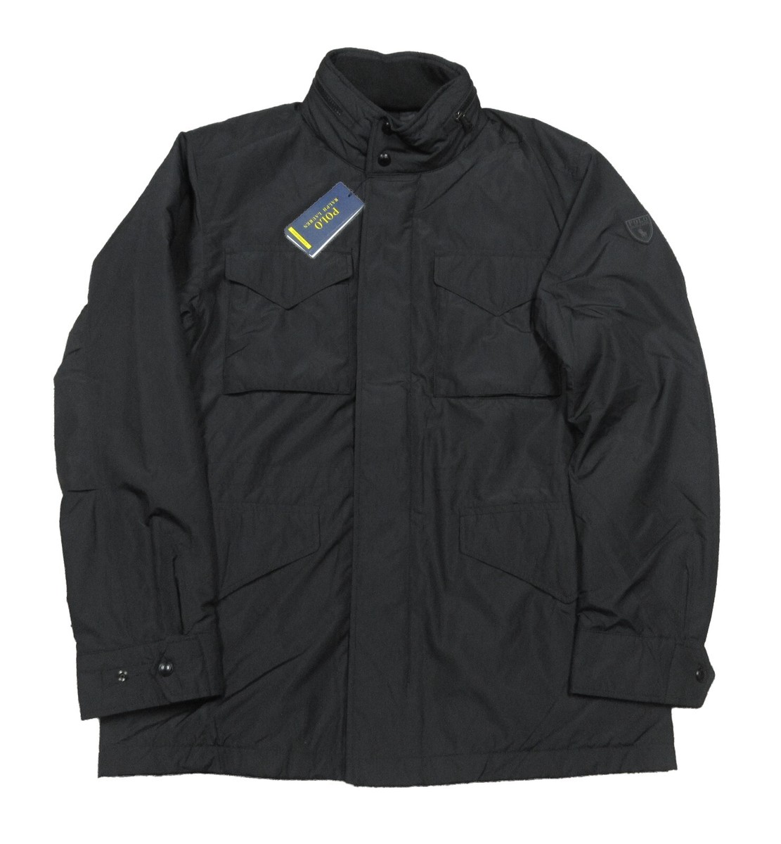 Polo Ralph Lauren usa製 jacket Black Polo Ralph Lauren Men's Black Utilitarian Bi-Swing Packable