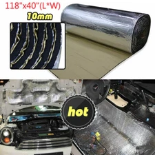 118"x40" 10mm Thermal Sound Deadener Car Heat Shield Insulation Noise Reduce Mat