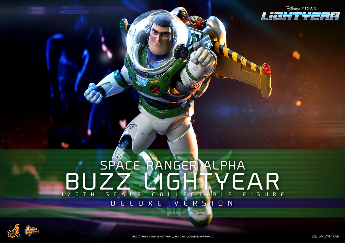 SPACE RANGER ALPHA~BUZZ LIGHTYEAR~DELUXE~SIXTH SCALE FIGURE~MMS635