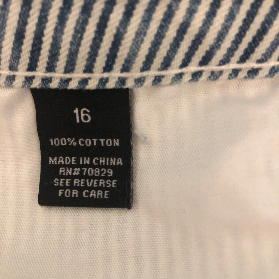 Pantalones cortos Rue 21+ para mujer 16 Jean Cutoff estilo Daisy Duke desgastados Foto 4 de 4