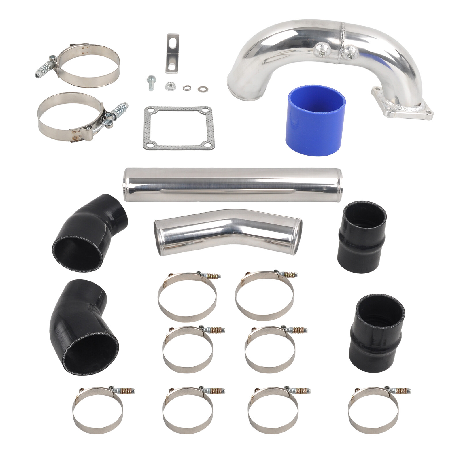 Aluminum Intercooler Pipe Boot & Intake Elbow Kit for 1994-1998 Dodge Ram 5.9L