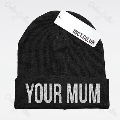 Your Mum gestrickte Wolle Swag Winter Herren Indie Beanie Beenie Mütze Hipster 