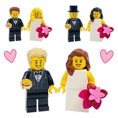 LEGO Minifiguren:   Braut & Bräutigam   Brautpaar zum Auswählen