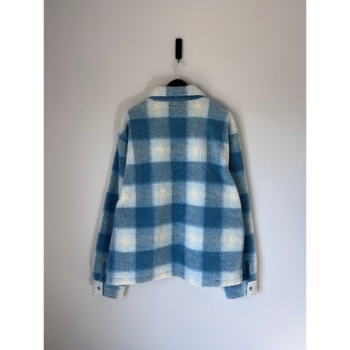 ジャケット・アウター stussy SHADOW PLAID ZIP SHIRT Stüssy: Jack Shadow Plaid Zip Shirt (Navy) | DSMNY E-SHOP