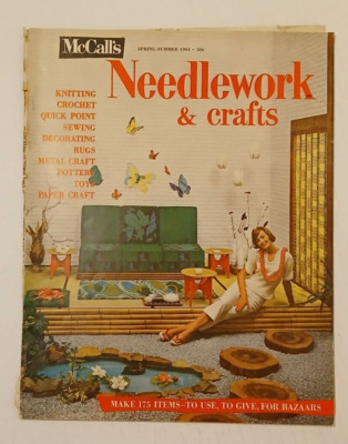 McCalls Needlework & Crafts Magazine Spring/Summer 1961 Make 175 Items to Use