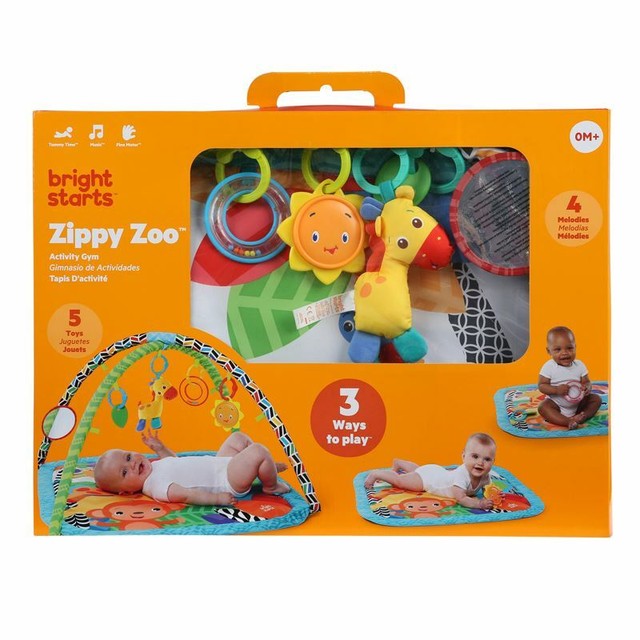 bright starts zippy zoo activity gym