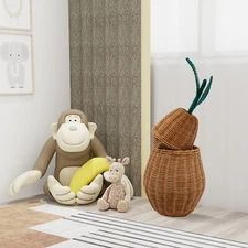 Storage Basket  Hand Woven Storage Basket Storage Basket for Bathroom Bedroom