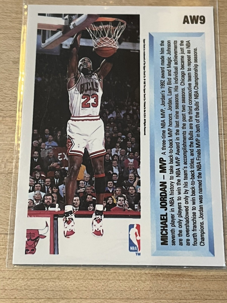 1992 Upper Deck Michael Jordan Silver Card #AW9 | eBay 1992 Upper Deck Michael Jordan Silver Card #AW9 | eBay
