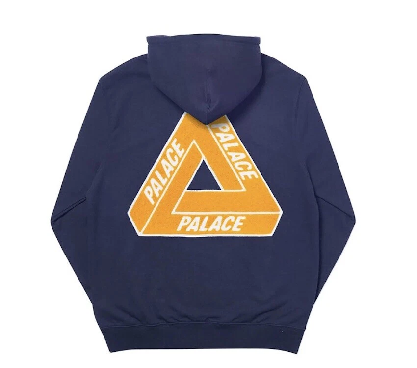 Palace TRI-CHENILLE Hood - NAVY (BRAND NEW) SS20 Large | eBay