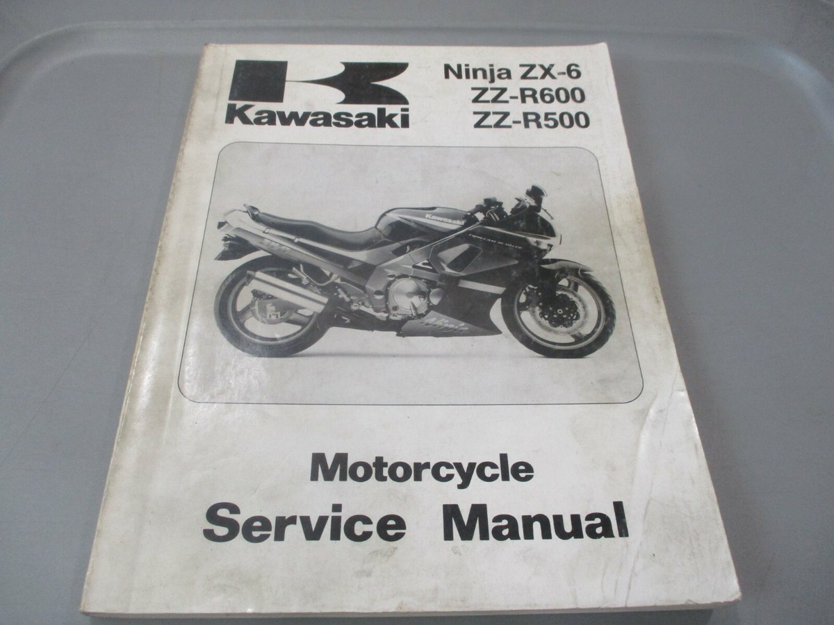 参考１ Genuine Kawasaki OEM Service Manual 1990 ZX500 ZX600 Ninja ZX-6