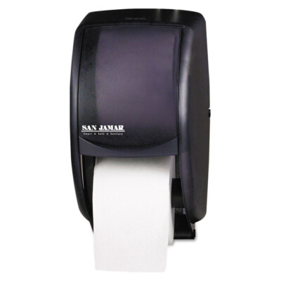 San Jamar Duett 2-Roll Standard Bath Tissue Dispenser 7-1/2''w x 7''d x 12-3/4''h
