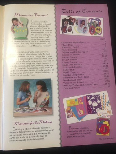 Scrapbook Memories Featuring Memories Forever, A Strap/Hinge Album Program ~G754 - Picture 3 of 4