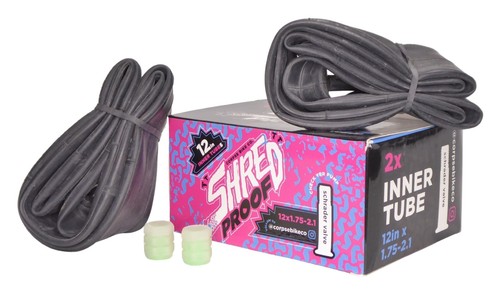 SHREDPROOF Kids' & BMX Bike Inner Tubes Butyl Rubber (Pair of 2) for 12" 14" ...