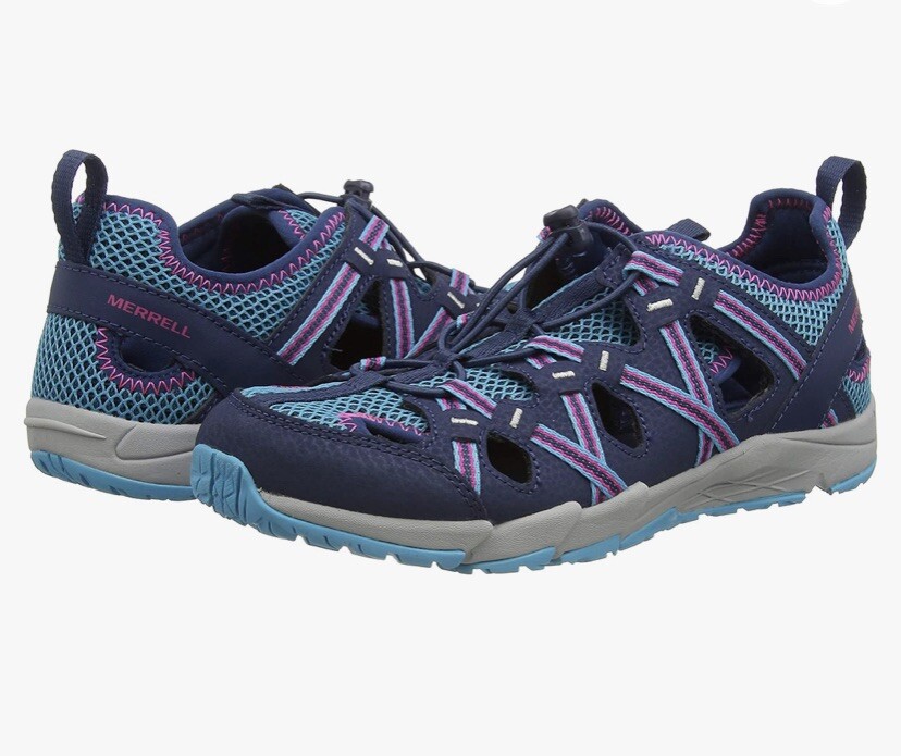 Merrell Scarpe da Acqua per Bambini M Hydro Choprock UK 13 EU 32 Navy Turchese Chiaro