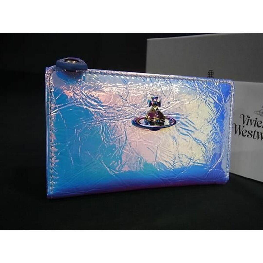 ★Vivienne Westwood★ナッパ 革 ORBフレーム コイン財布 VIVIENNE WESTWOOD Orb Leather Coin Card Case Aurora Blue | eBay